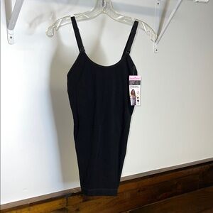 NWT‎ Bamboobies Black Seamless Nursing Tank- XS